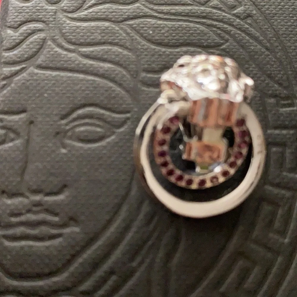 Versace Rhinestone Earrings - Picture 3 of 8